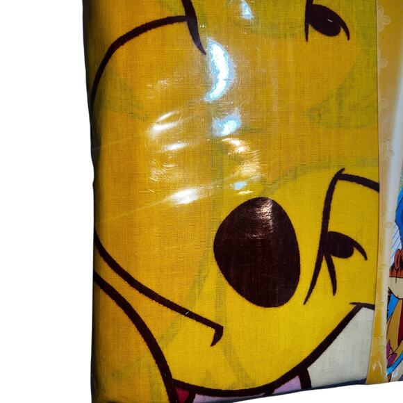 Vintage Disney Winnie the Pooh & friends twin sheet set fitted flat , pillowcase - Picture 3 of 6